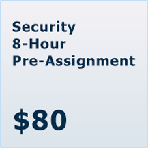 Eight Hour Pre-Assignment Training Course for Security Guards